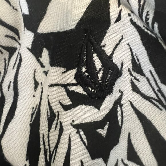 Volcom Double Down Maxi Skirt / Bandeau Dress Black White Elastic Waist 12 - Picture 9 of 12